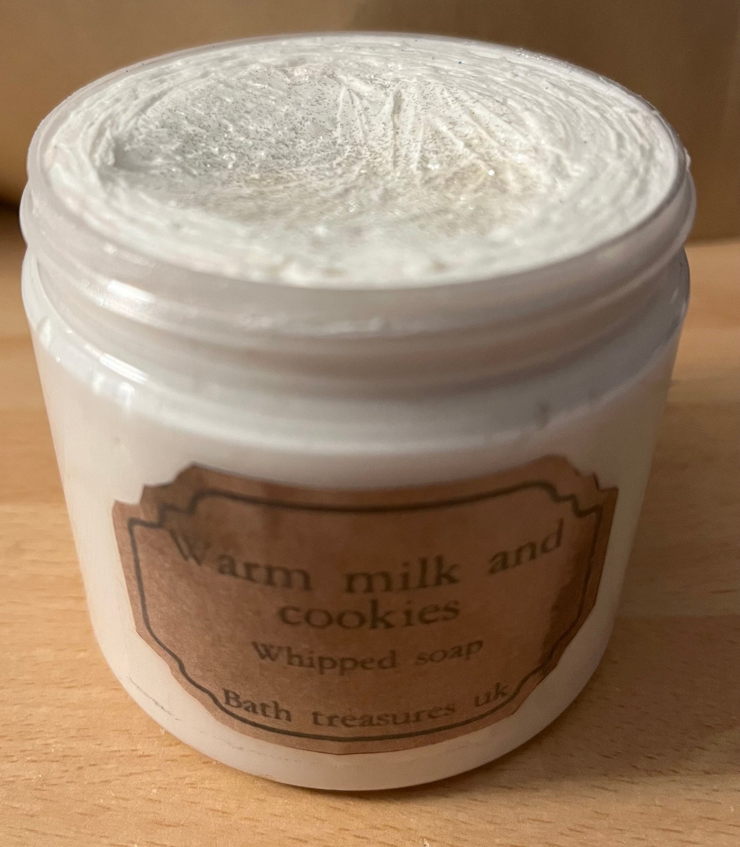 Warm milk and cookies whipped soap π«