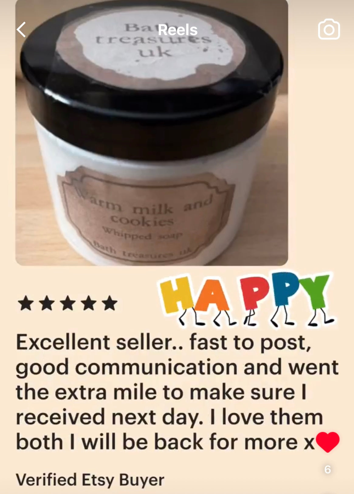 Warm milk and cookies whipped soap π«