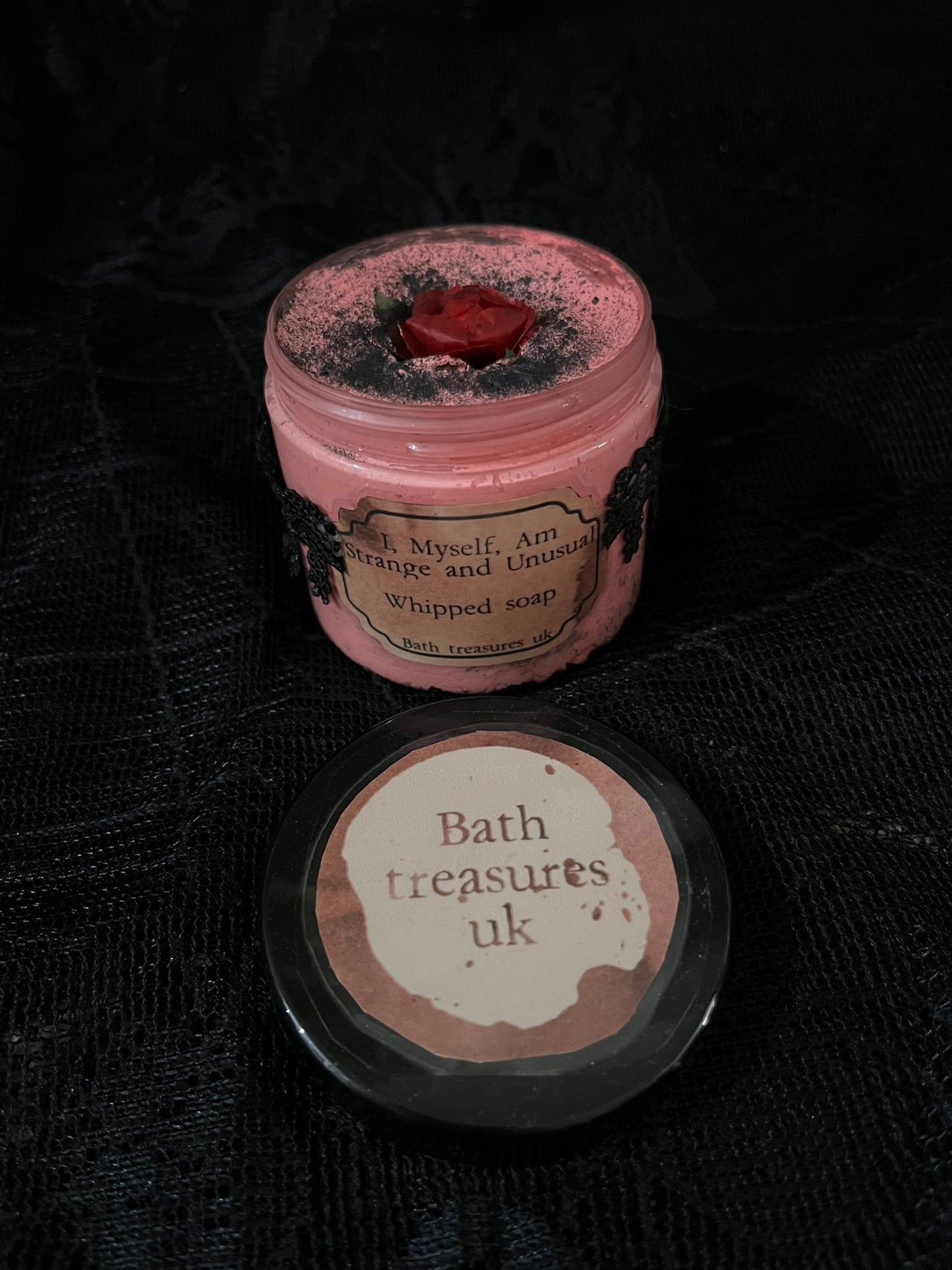 I myself am strange and unusual whipped soap 💫