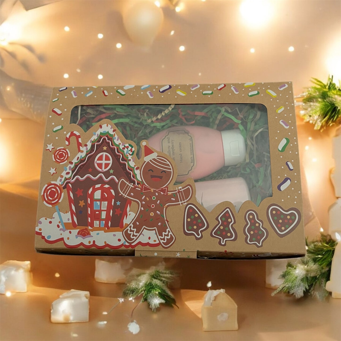 Marshmallow and raspberry gift set 💫