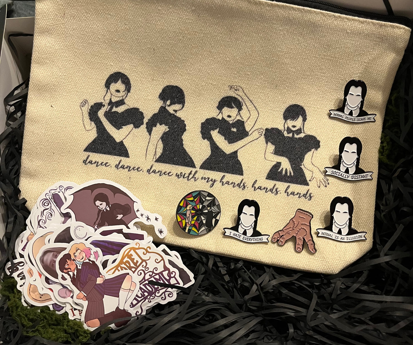 Wednesday Addams Body scrub box 1 💫