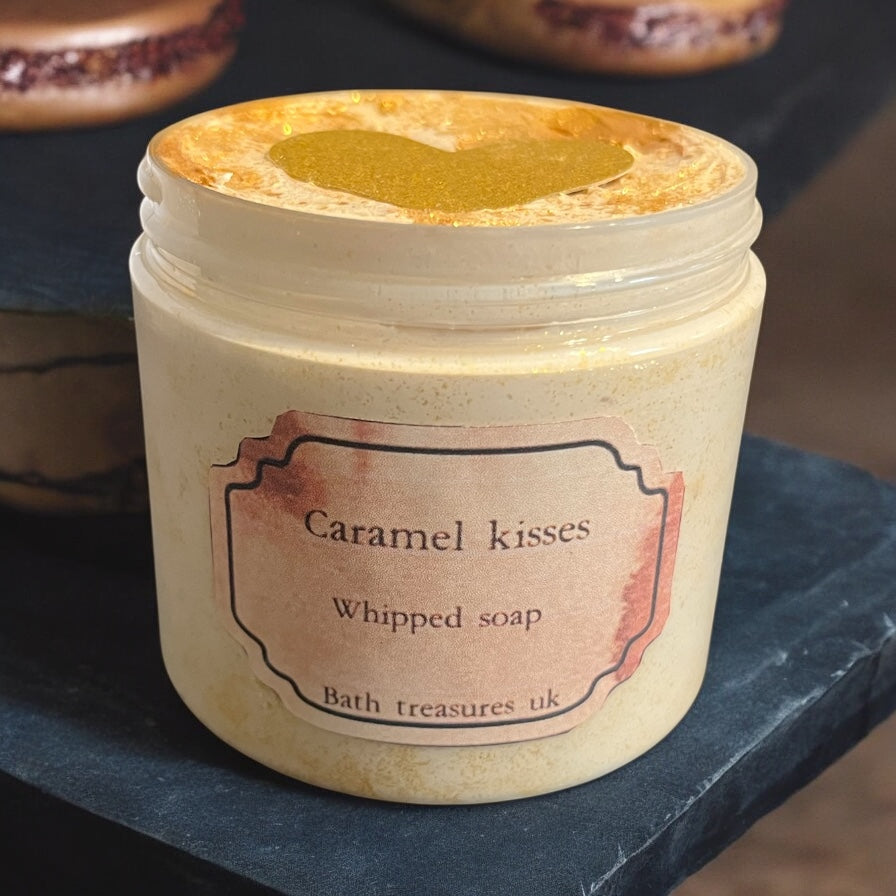 Caramel kisses whipped soap 💫