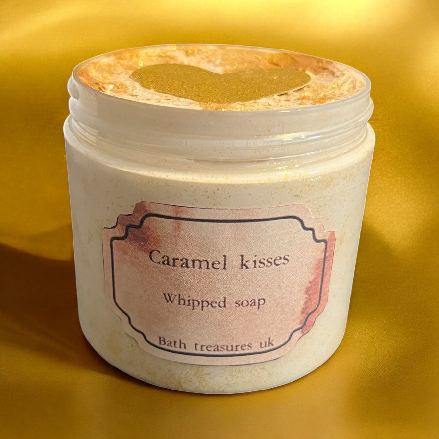 Caramel kisses whipped soap 💫