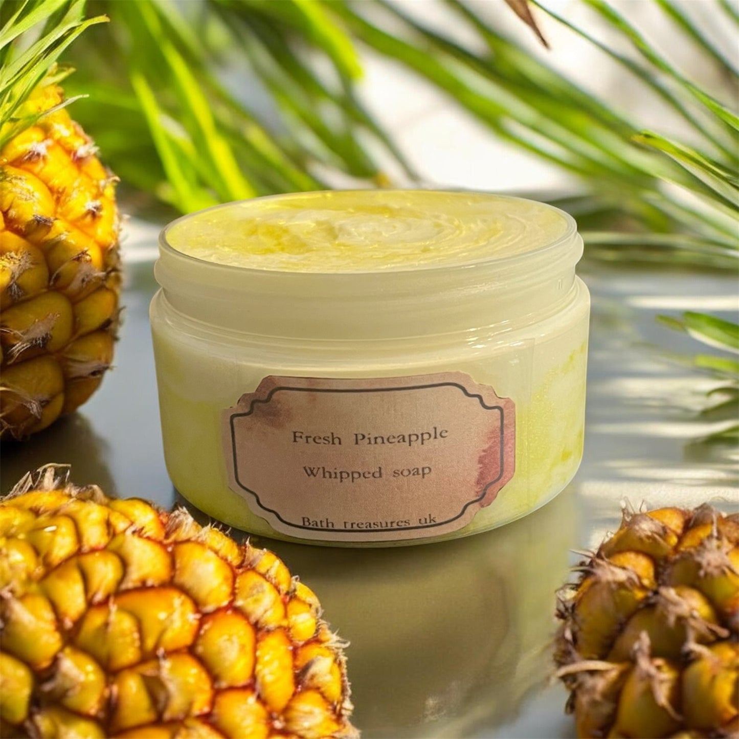 Fresh pineapple whipped soap - 100g Trial & Travel Size 💫