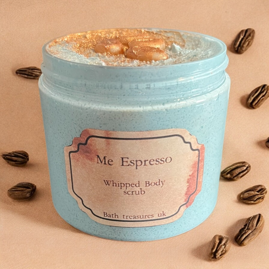 Me Espresso whipped body scrub 💫