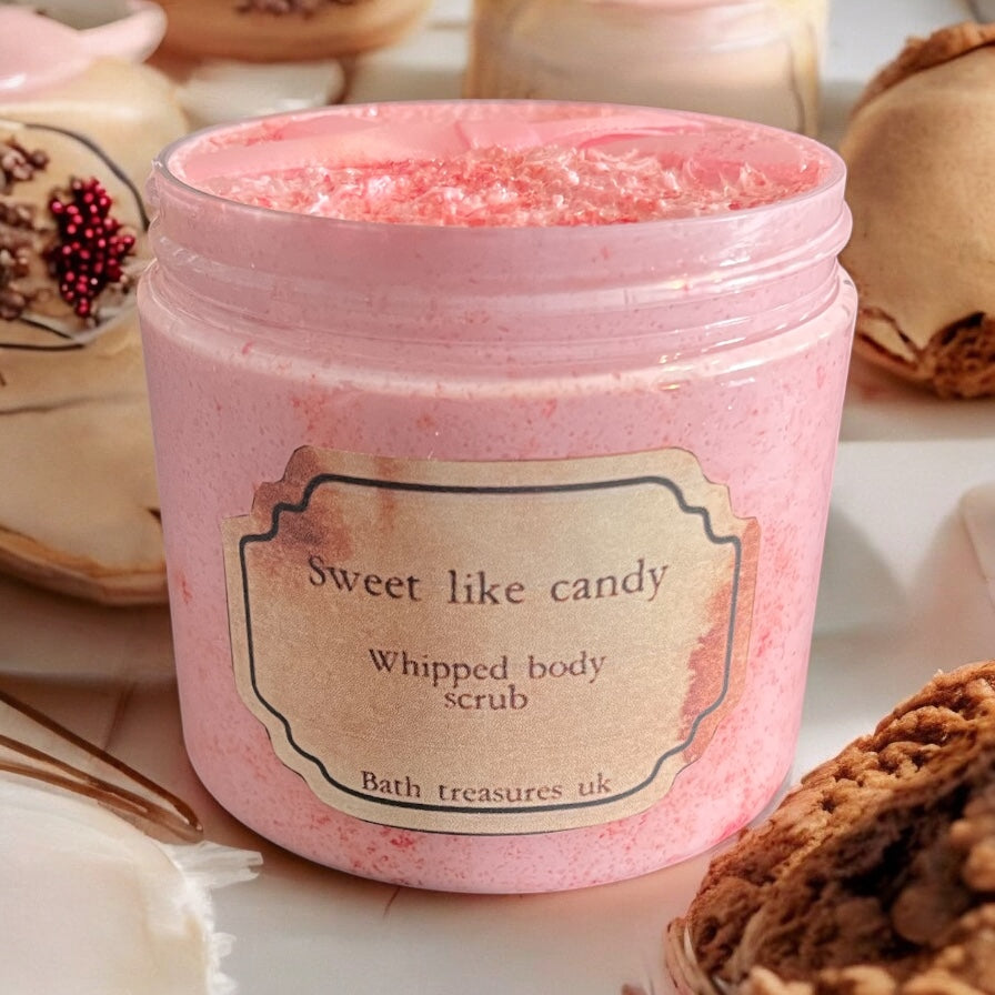 Sweet like candy whipped body scrub 💫