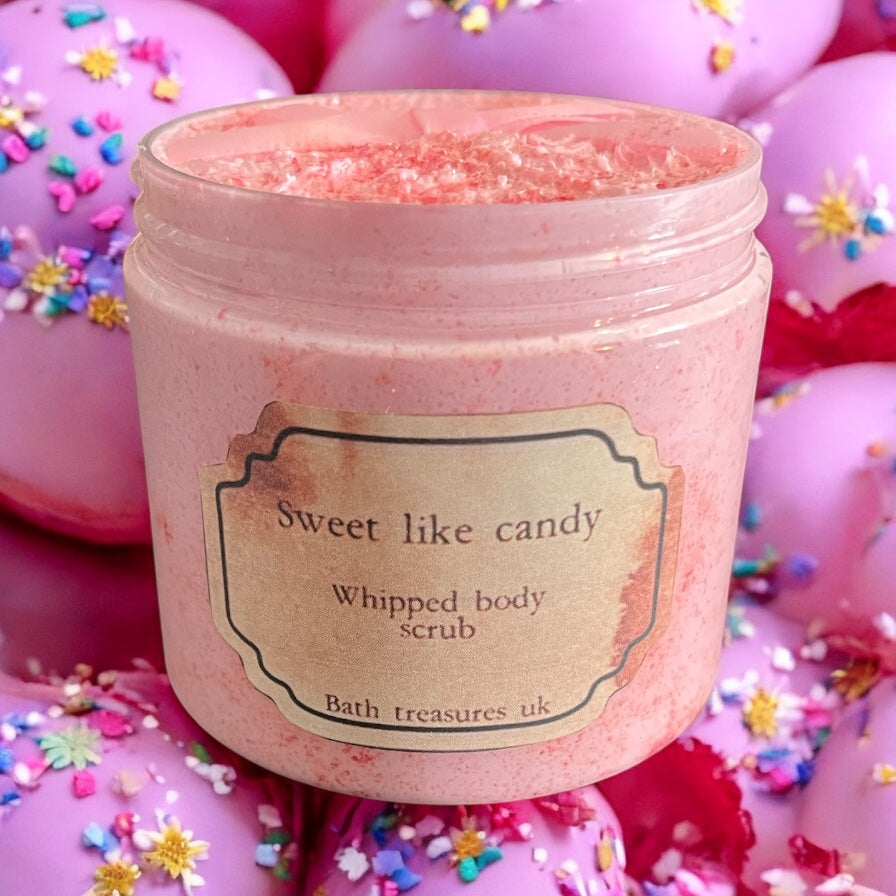 Sweet like candy whipped body scrub 💫