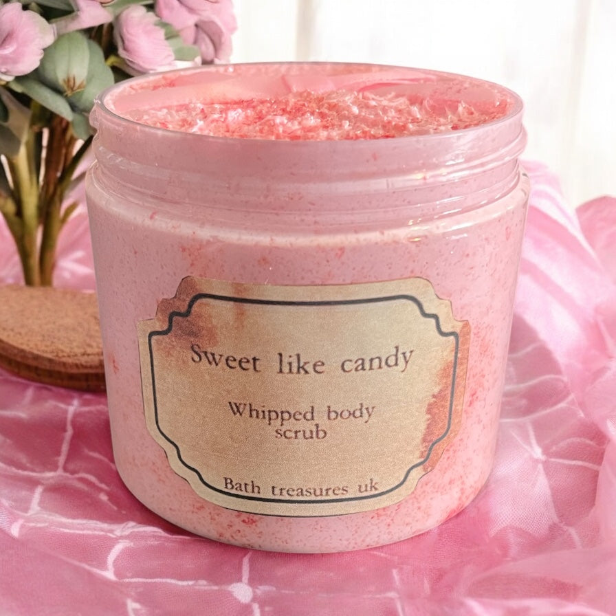 Sweet like candy whipped body scrub 💫