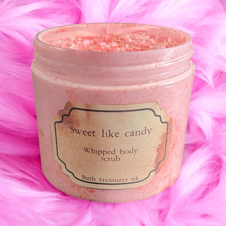 Sweet like candy whipped body scrub 💫