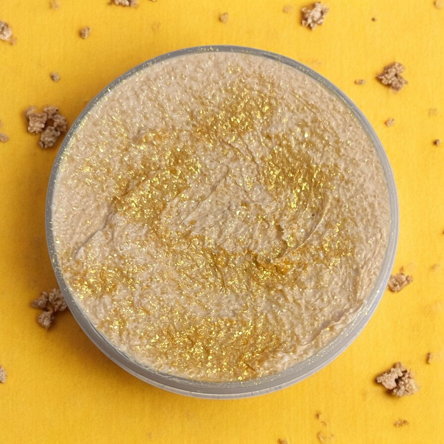 Golden cornflake crunch whipped body scrub 💫