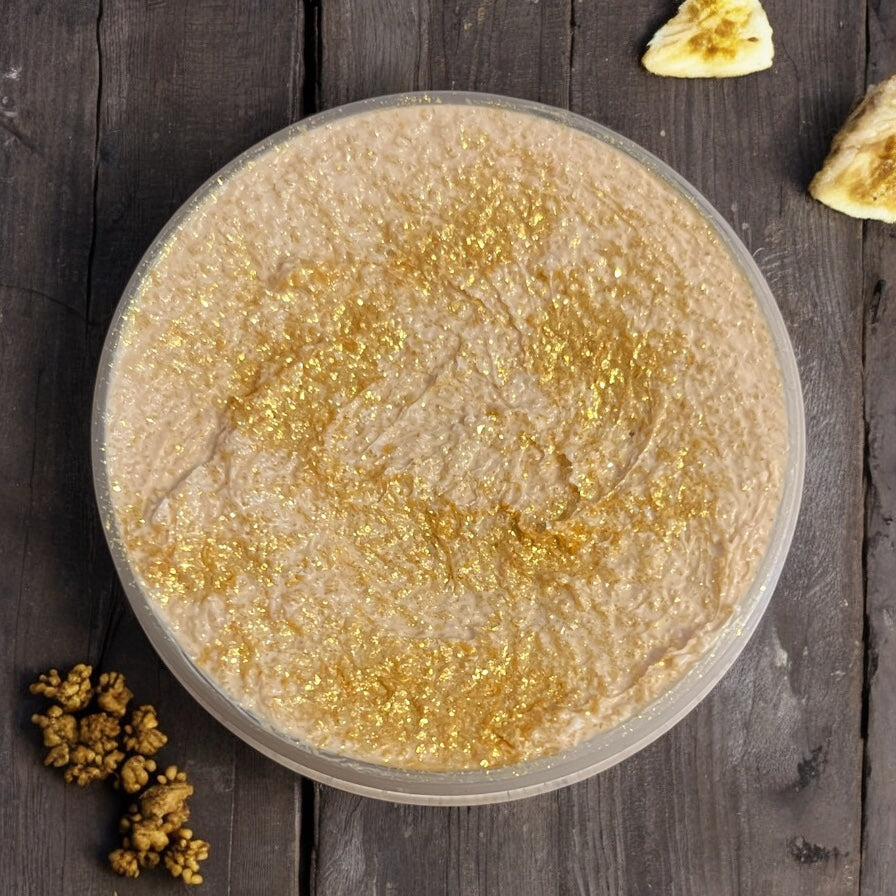 Golden cornflake crunch whipped body scrub 💫