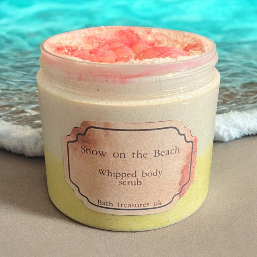 Snow on the beach whipped body scrub 💫
