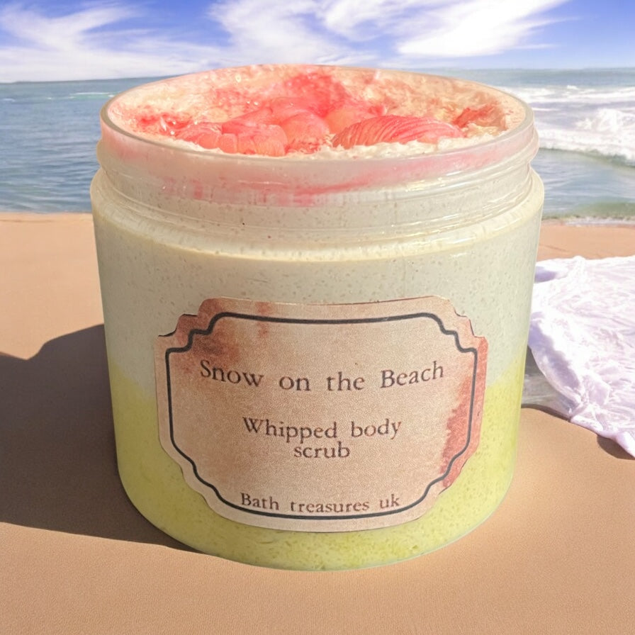 Snow on the beach whipped body scrub 💫
