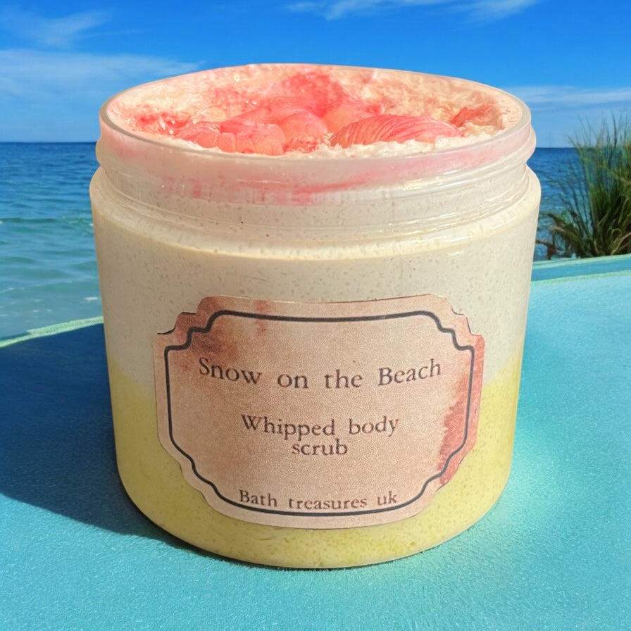 Snow on the beach whipped body scrub 💫