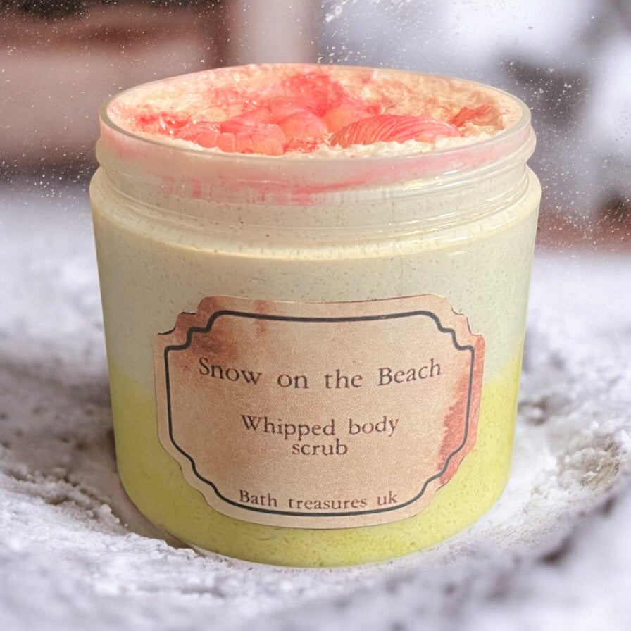 Snow on the beach whipped body scrub 💫
