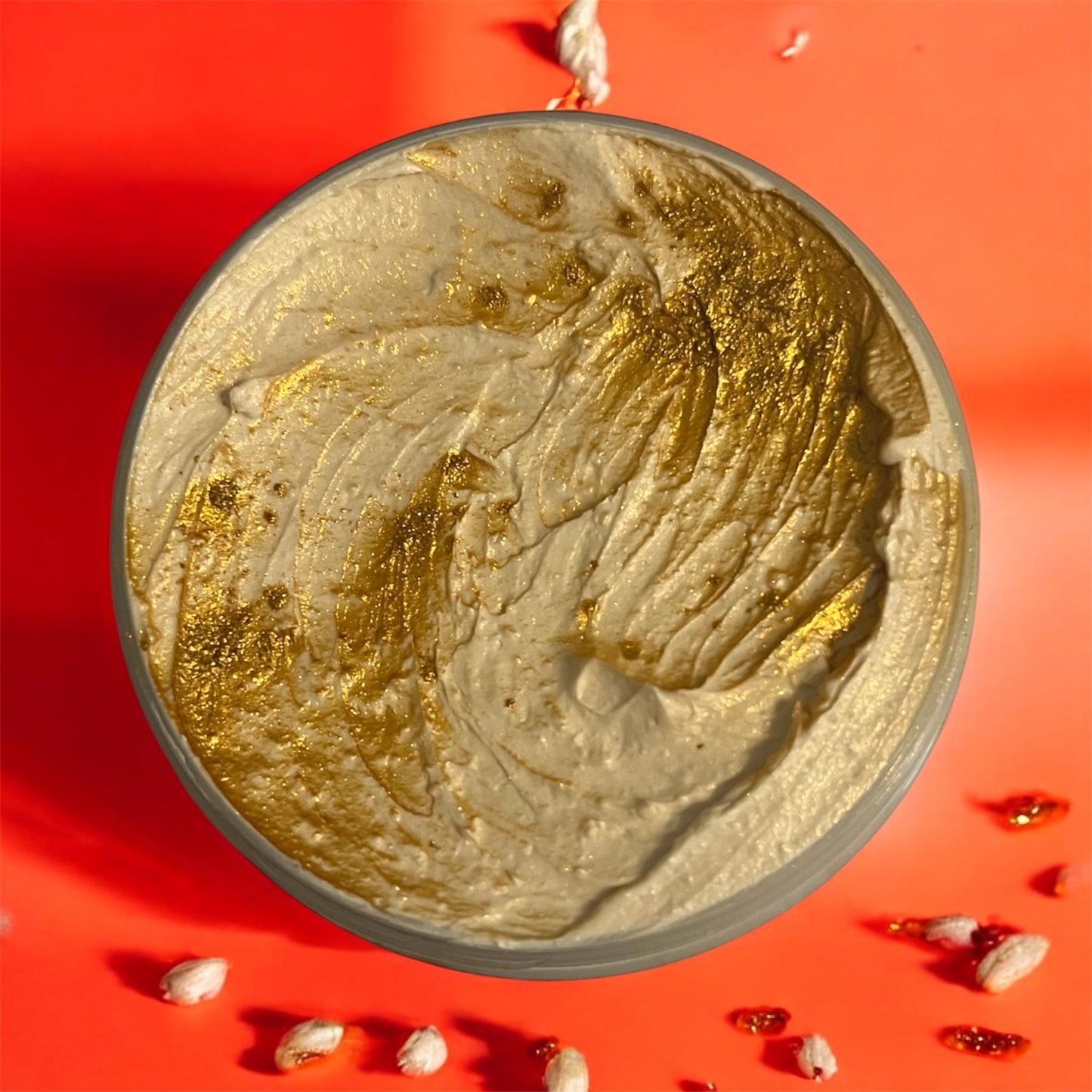 Golden cornflake tart whipped soap 💫