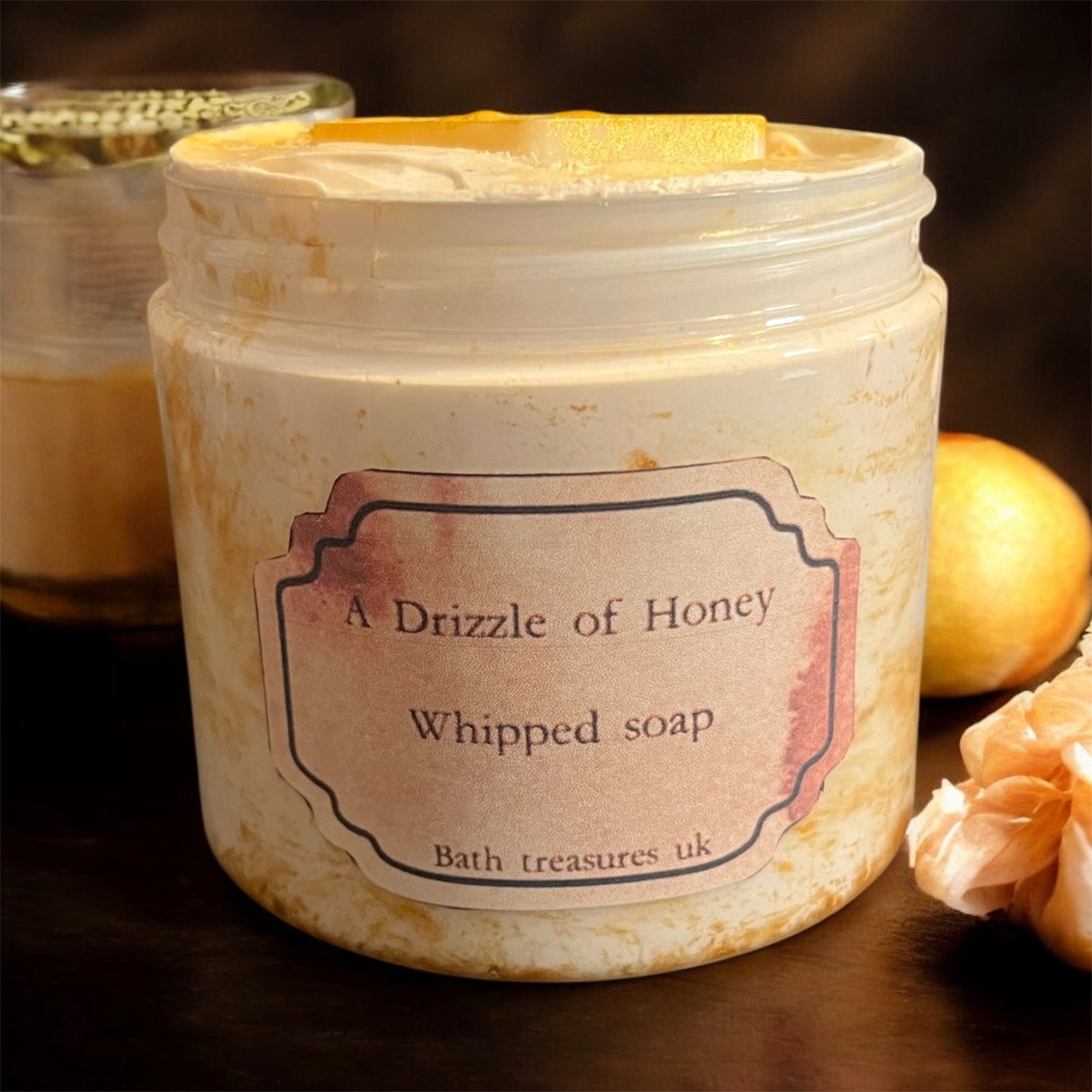 A Drizzle of honey whipped soap 💫