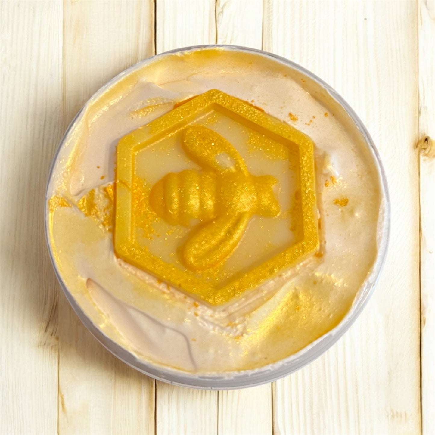 A Drizzle of honey whipped soap 💫