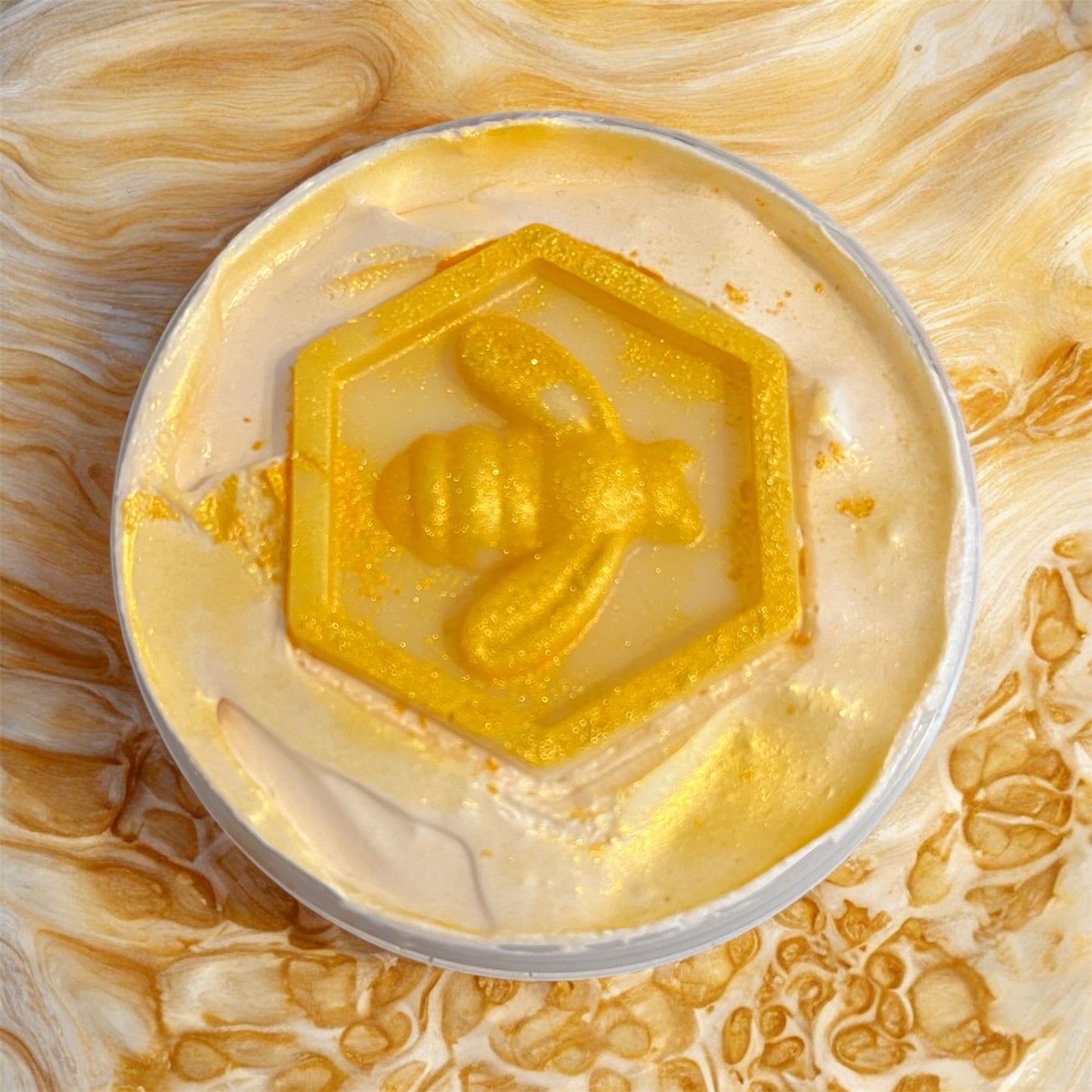 A Drizzle of honey whipped soap 💫