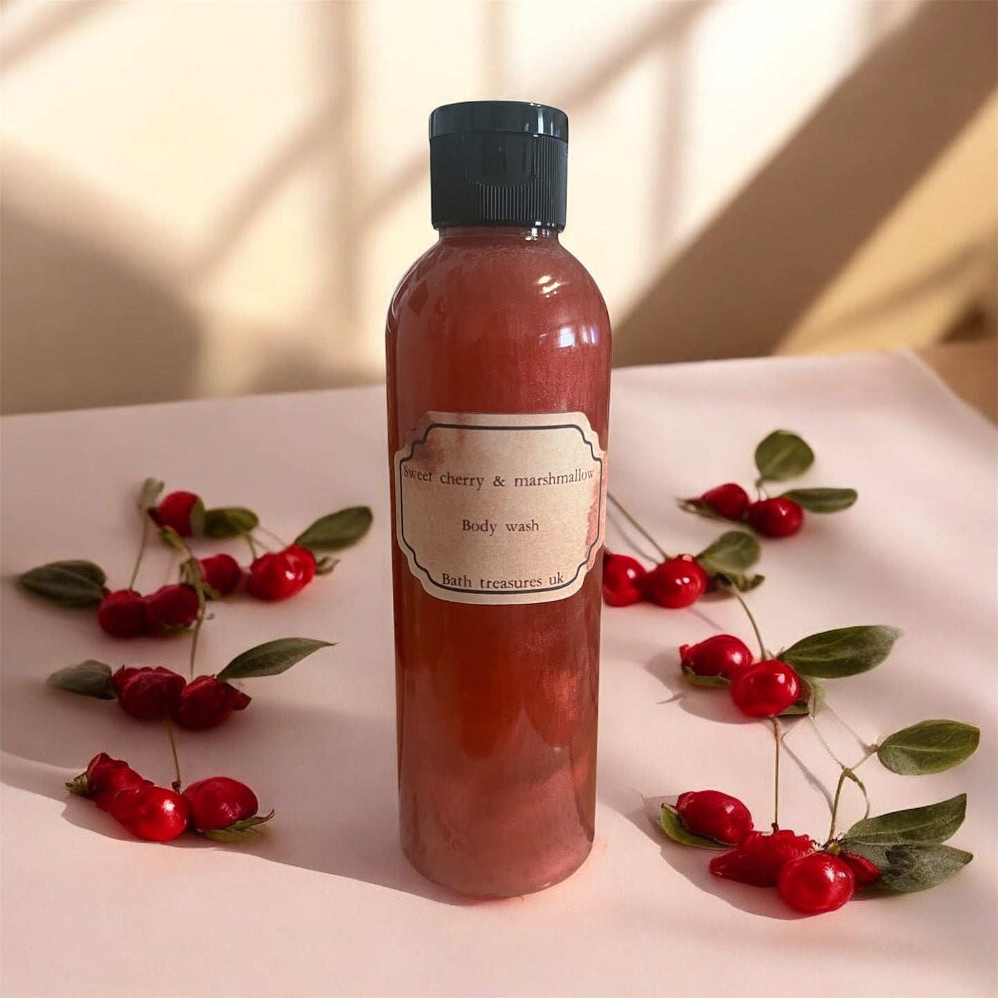 Sweet cherry & marshmallow body wash 💫