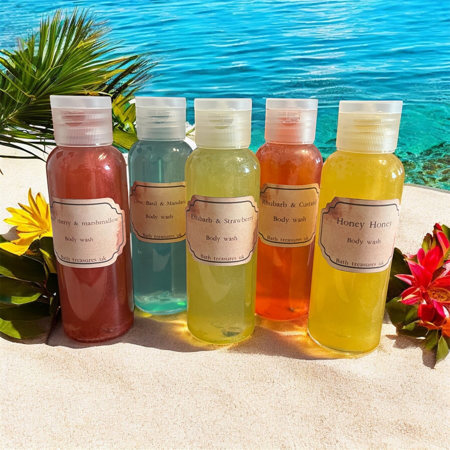 Trial & Travel size Body Wash- Rhubarb & Strawberry 💫