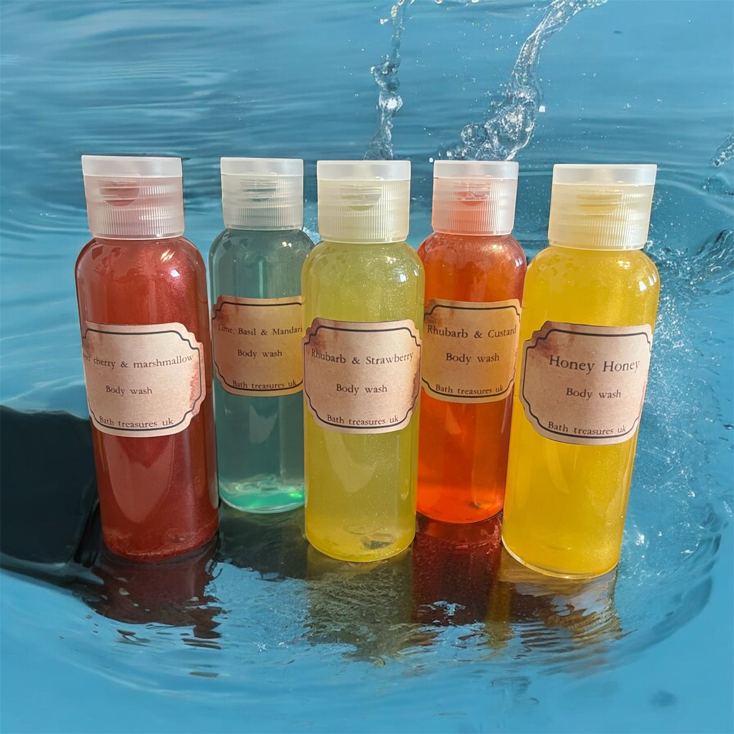 Trial & Travel size Body Wash- Rhubarb & Strawberry 💫