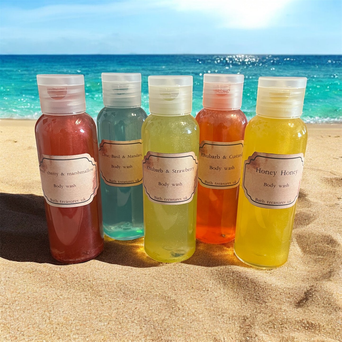 Trial & Travel size Body Wash- Rhubarb & Strawberry 💫