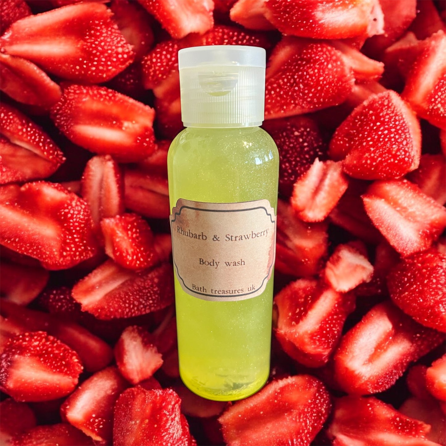 Trial & Travel size Body Wash- Rhubarb & Strawberry 💫