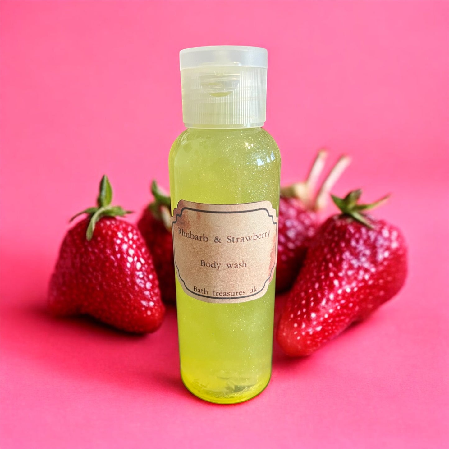 Trial & Travel size Body Wash- Rhubarb & Strawberry 💫