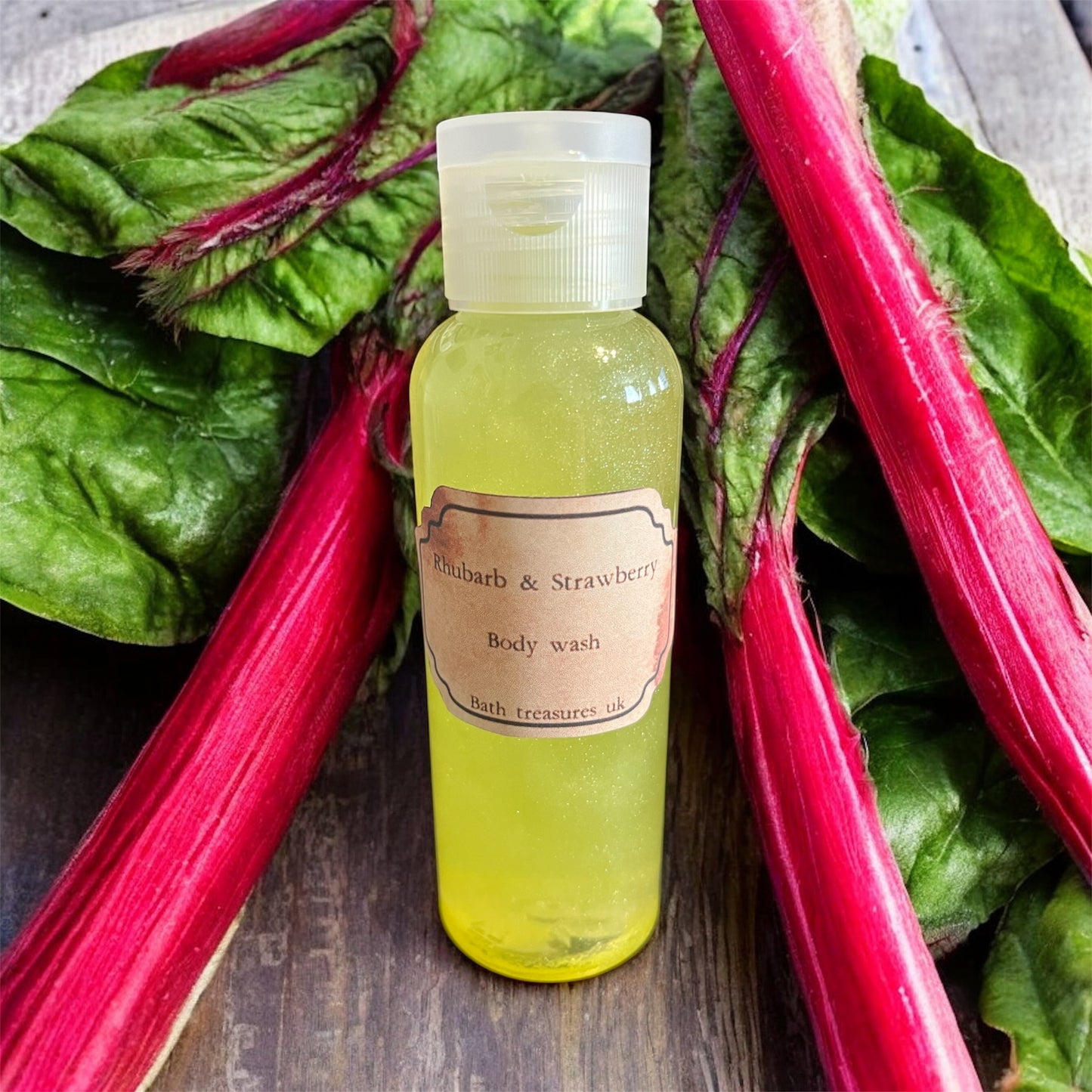 Trial & Travel size Body Wash- Rhubarb & Strawberry 💫