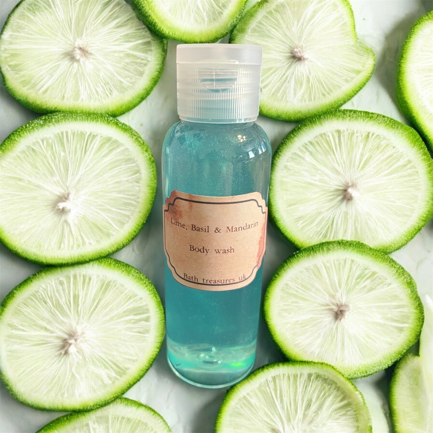 Trial & Travel size Body Wash- Lime, Basil & Mandarin💫