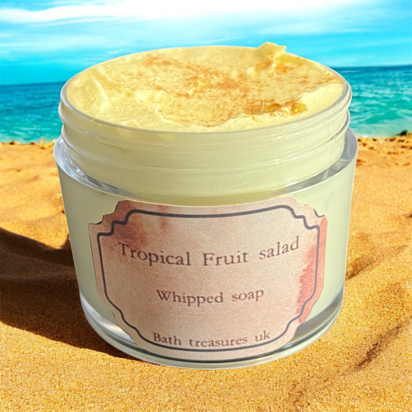 Trial & Travel size - Tropical fruit salad whipped soap 💫