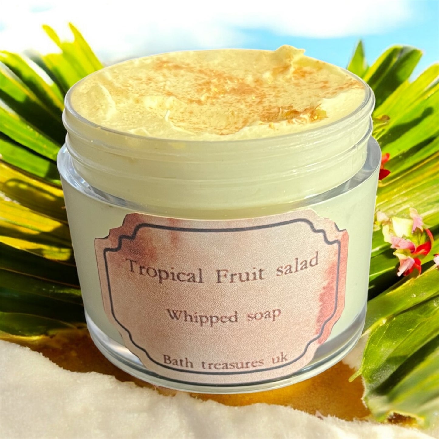 Trial & Travel size - Tropical fruit salad whipped soap 💫