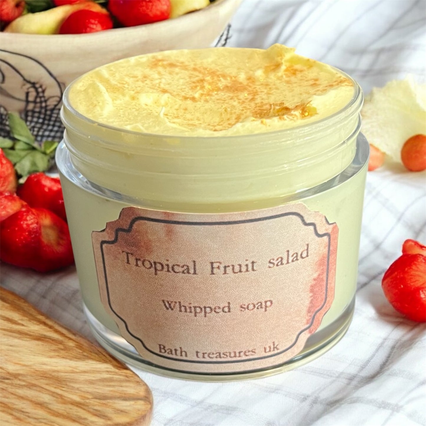 Trial & Travel size - Tropical fruit salad whipped soap 💫