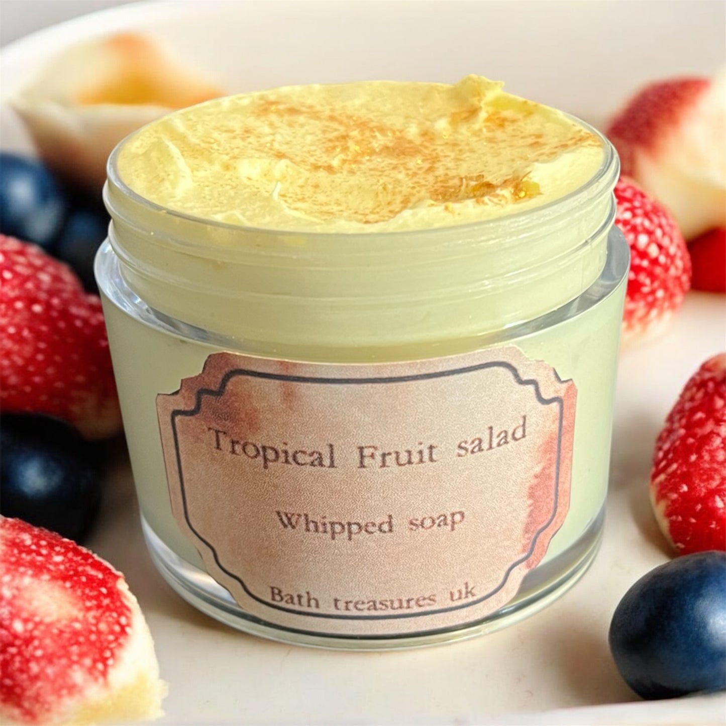 Trial & Travel size - Tropical fruit salad whipped soap 💫