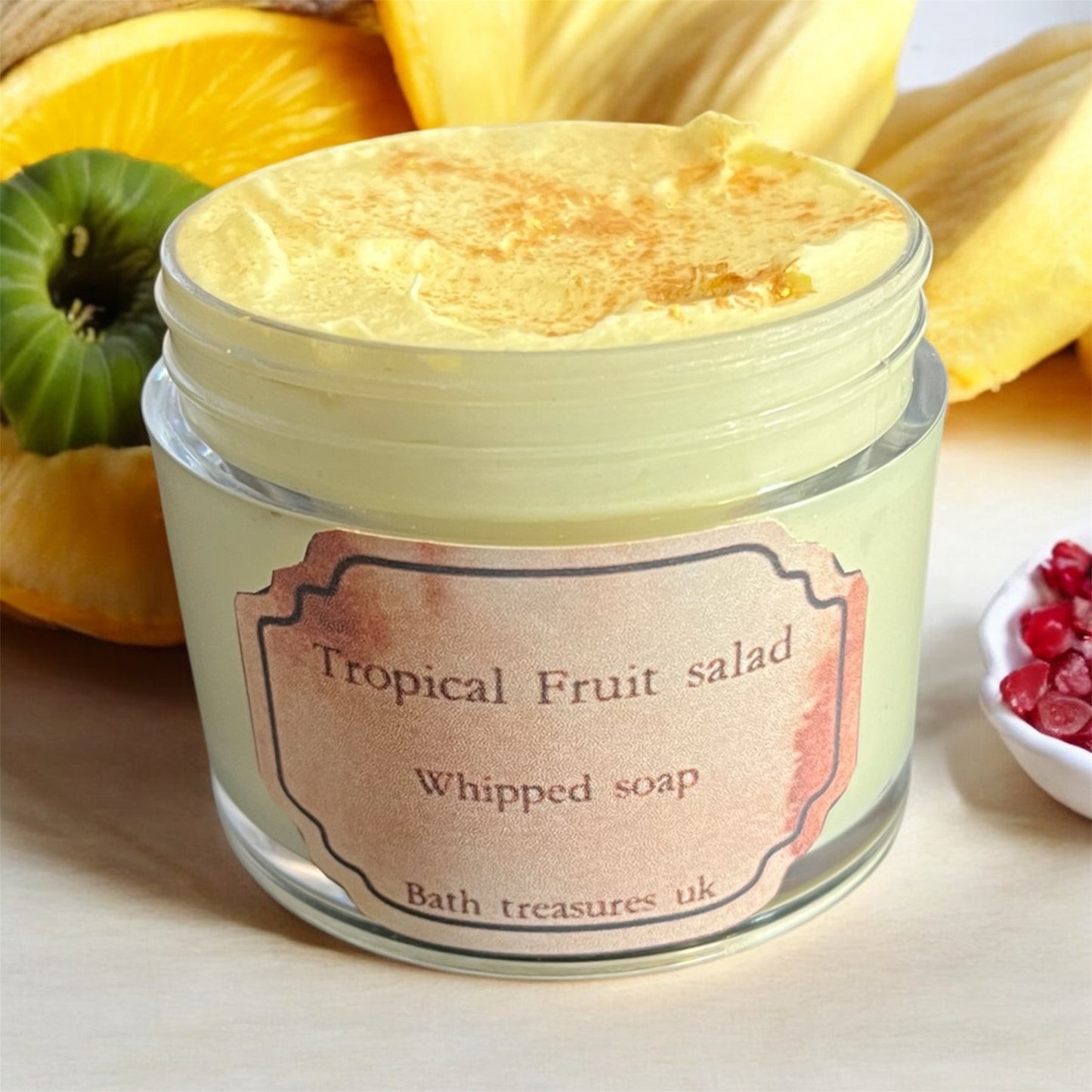Trial & Travel size - Tropical fruit salad whipped soap 💫