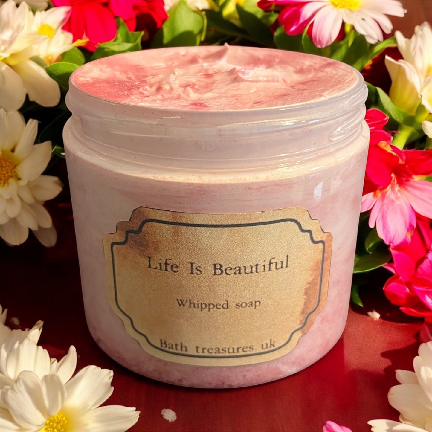 Life is Beautiful whipped soap 💫