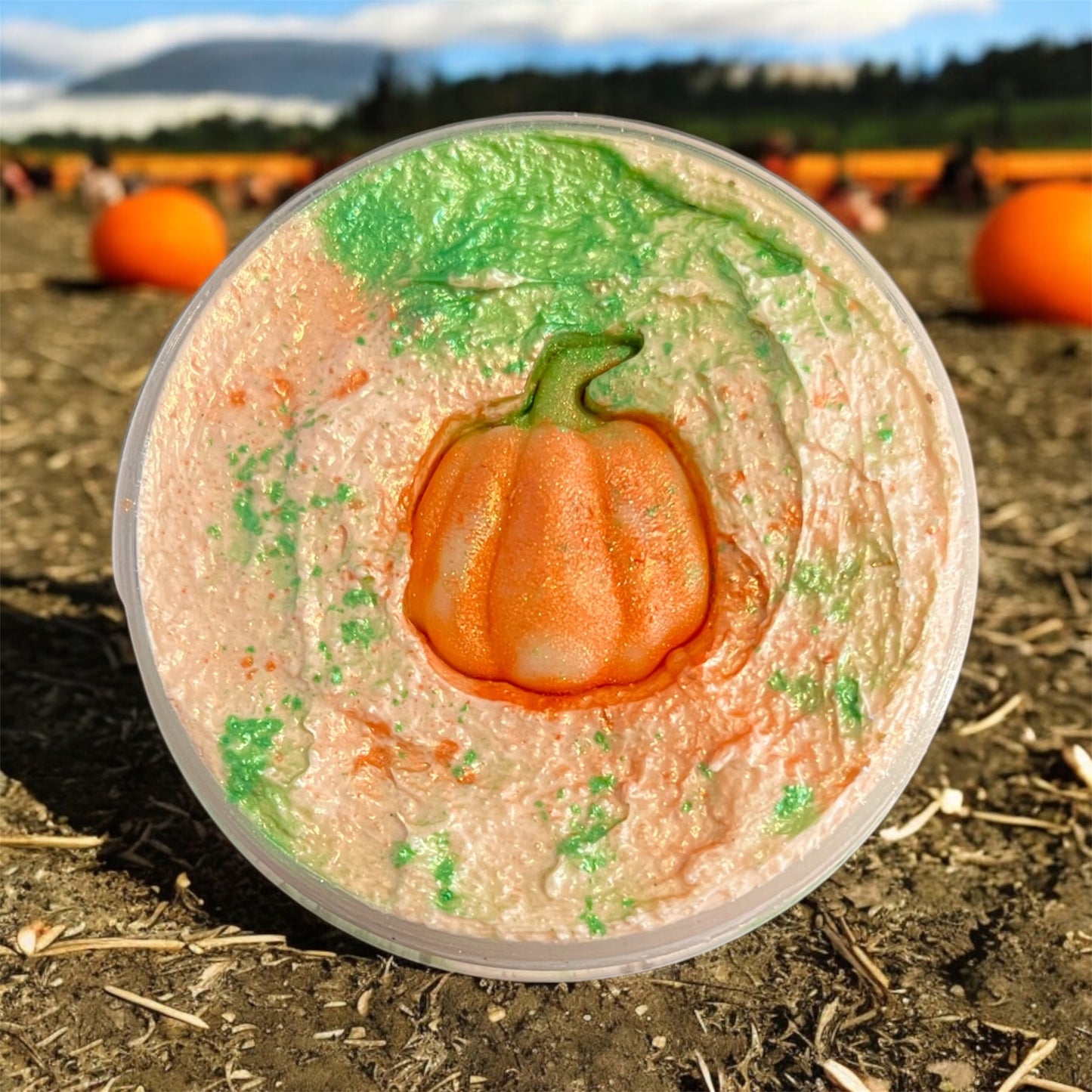 Pumpkin harvest whipped body scrub💫
