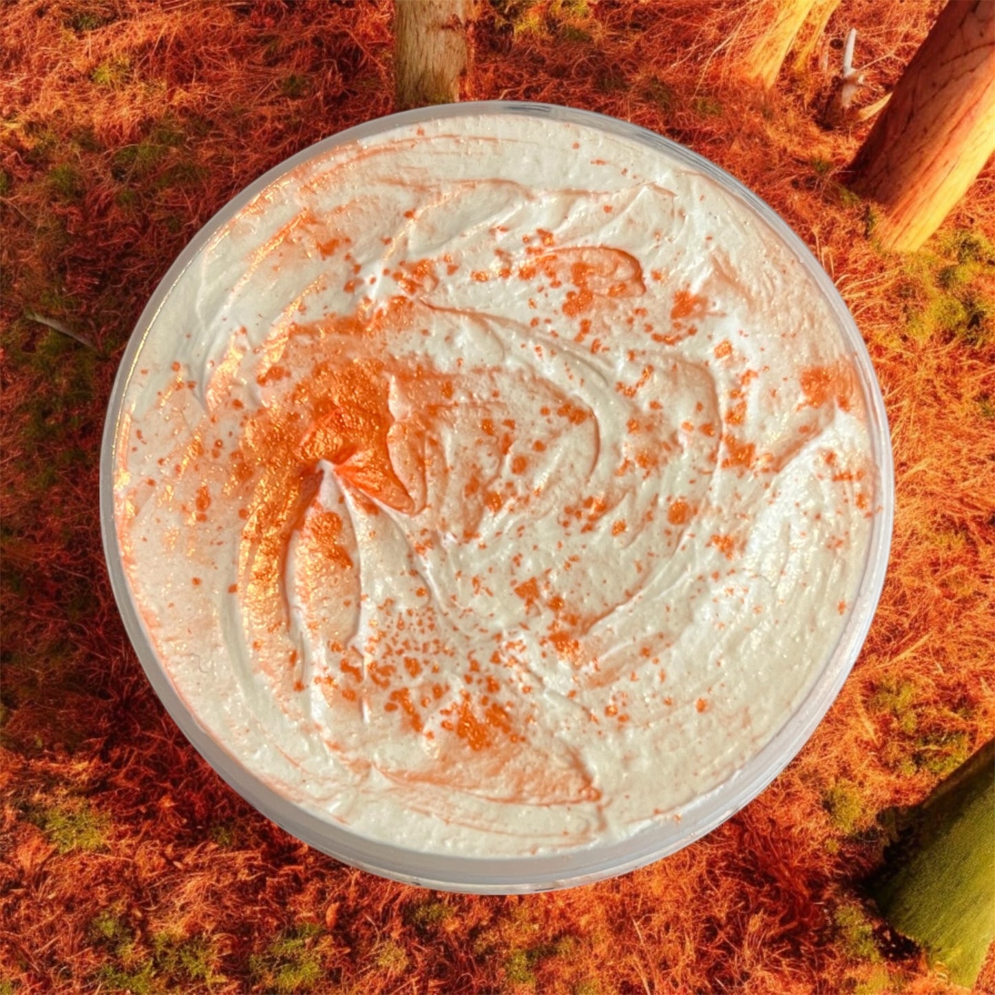 Spiced pumpkin & marshmallow whipped soap 💫