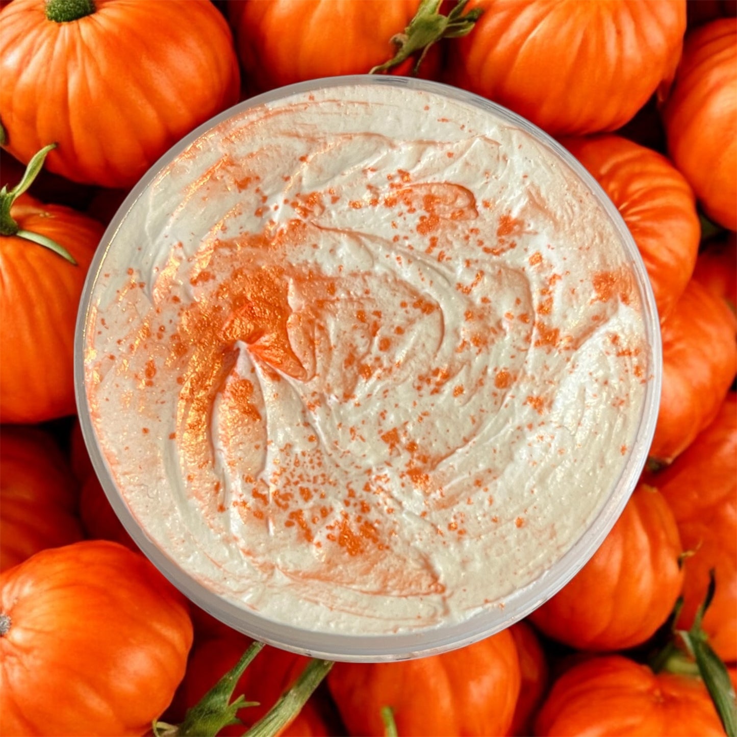 Spiced pumpkin & marshmallow whipped soap 💫