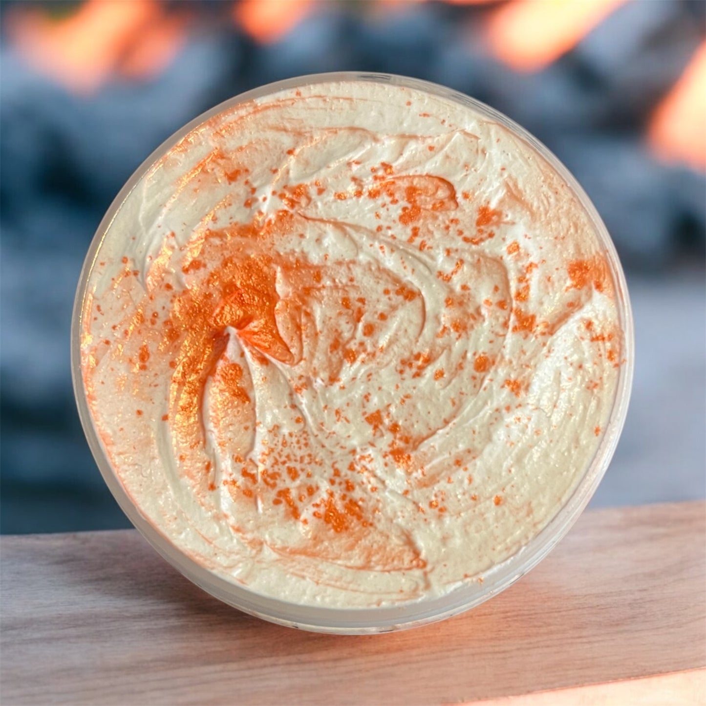 Spiced pumpkin & marshmallow whipped soap 💫