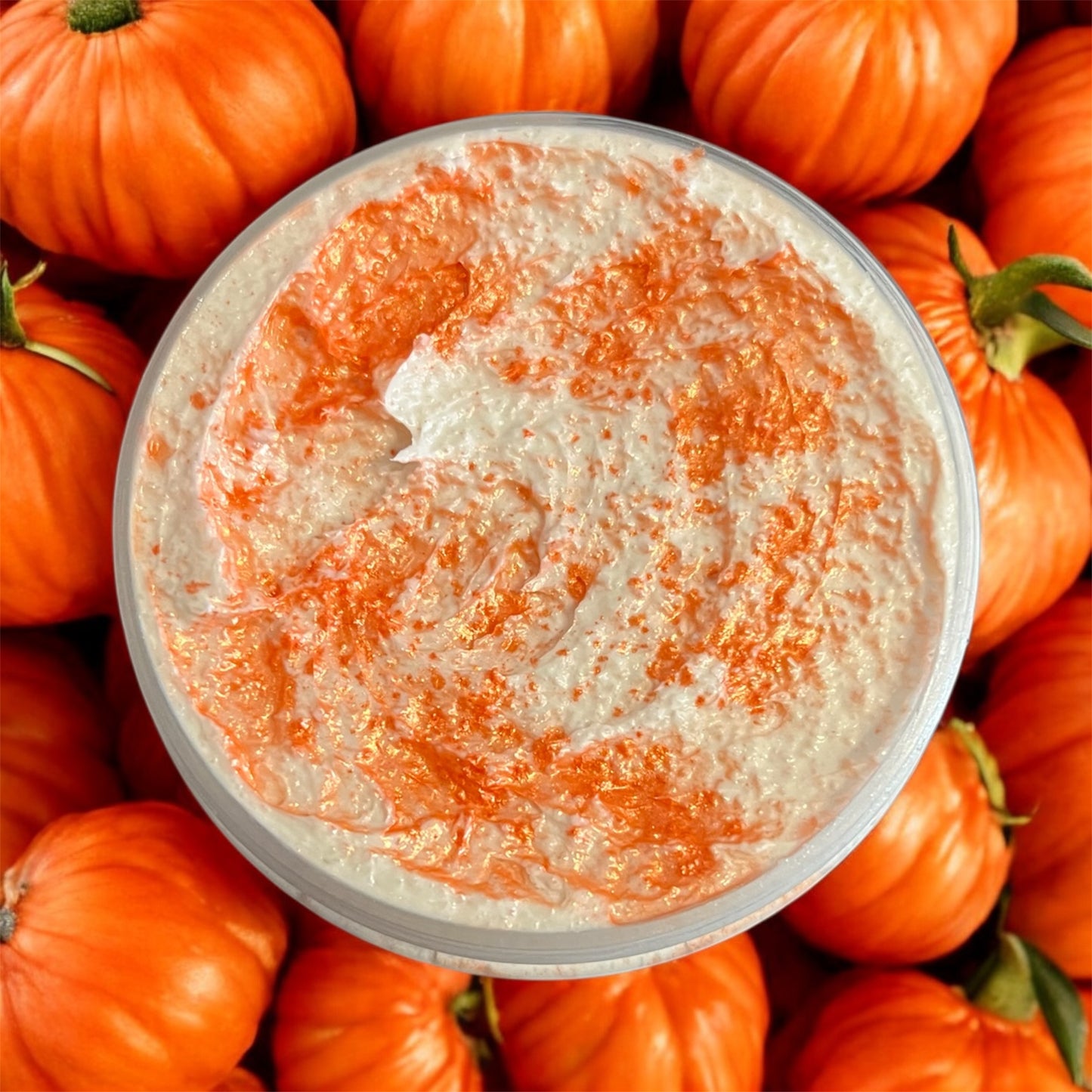 Spiced pumpkin & marshmallow whipped body scrub 💫
