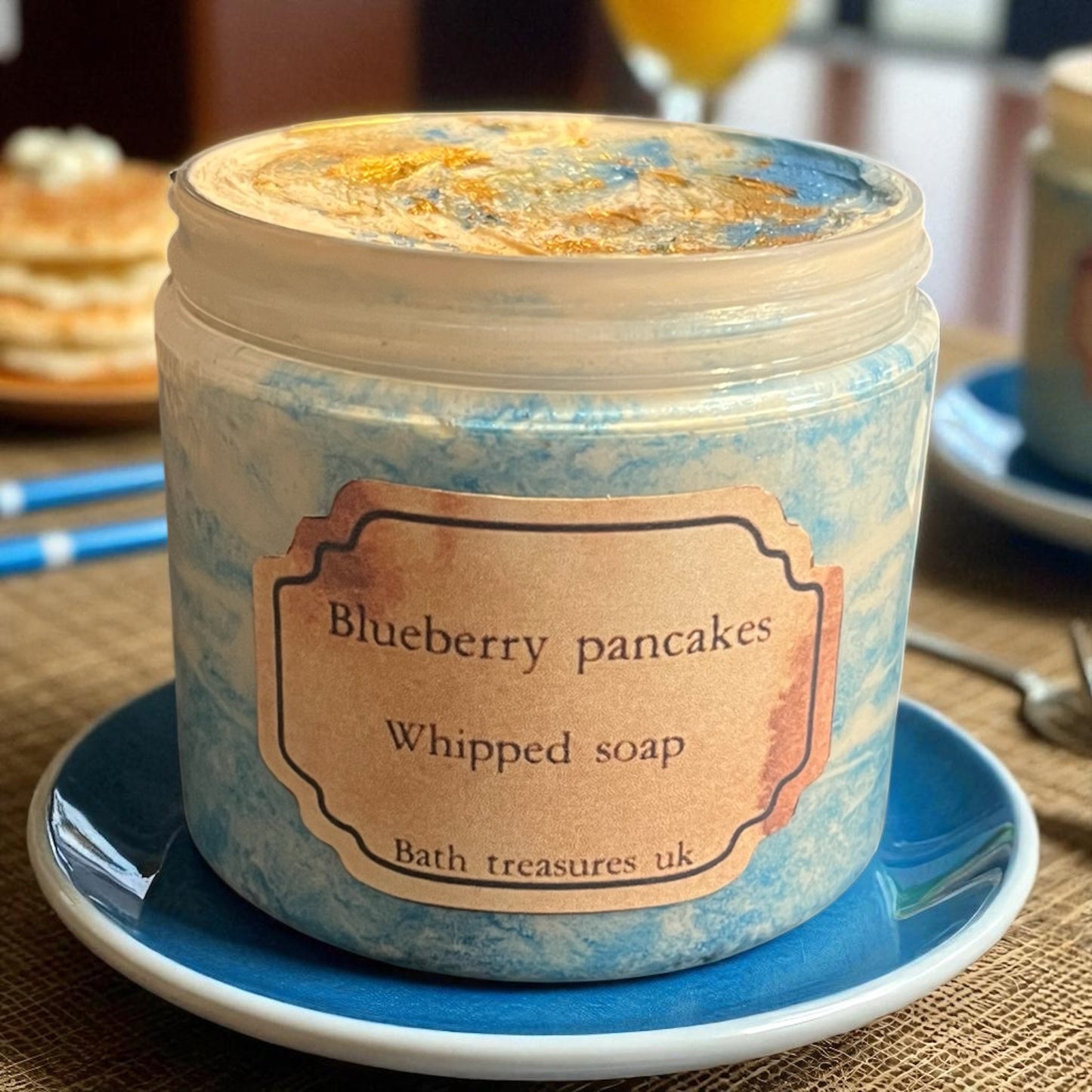 Blueberry pancakes whipped soap 💫