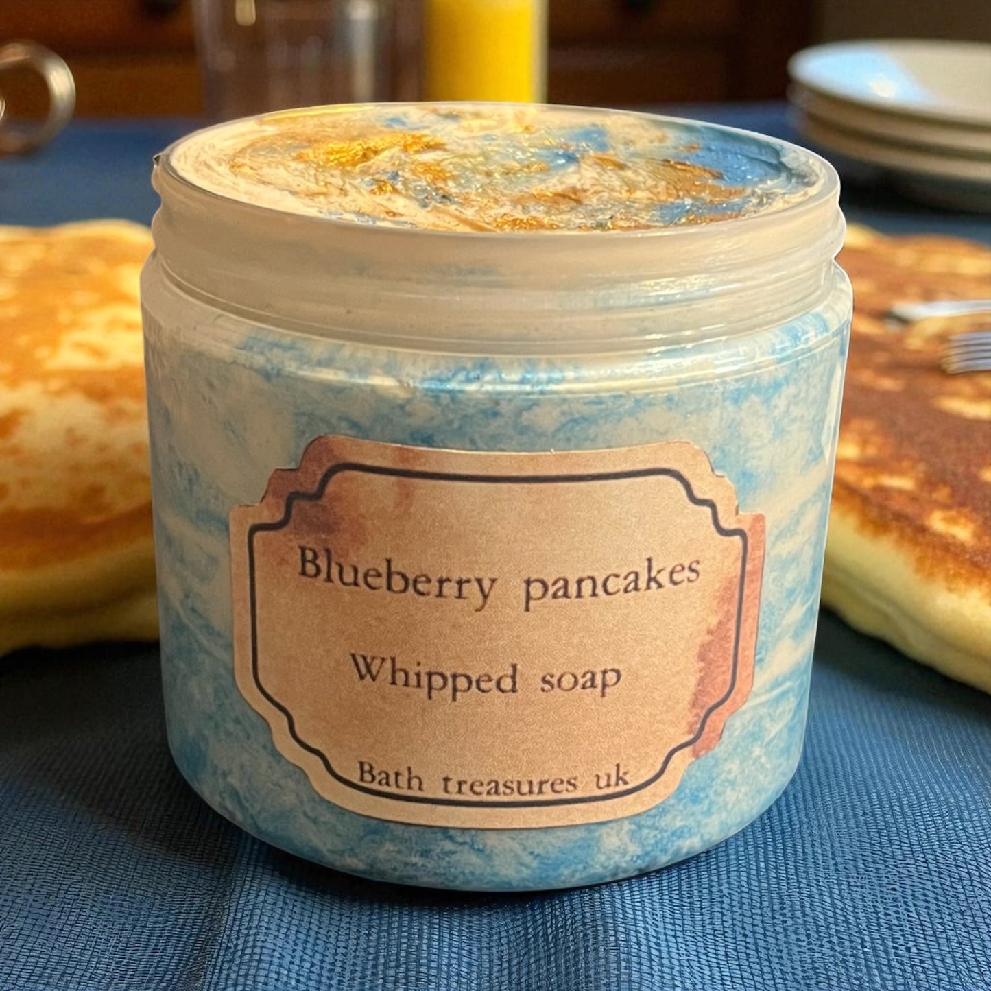 Blueberry pancakes whipped soap 💫