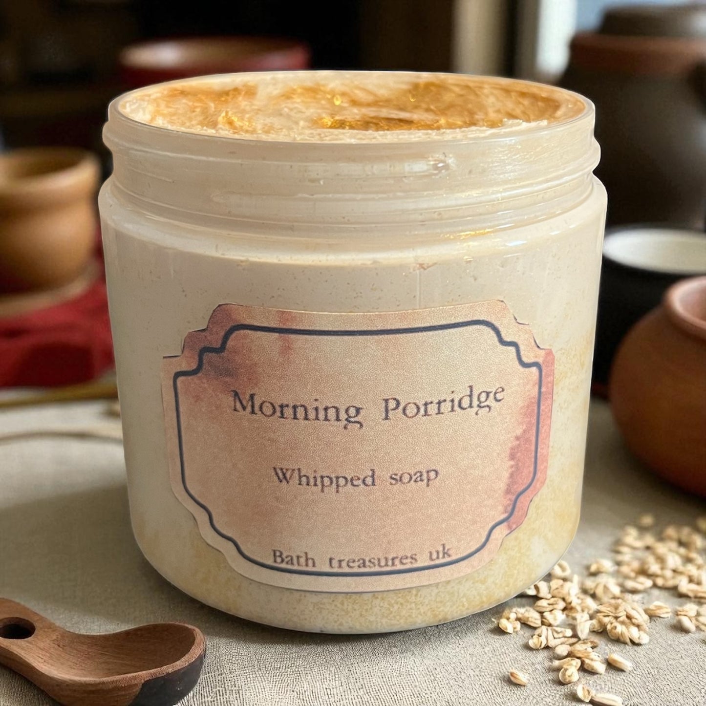 Morning porridge whipped soap 💫