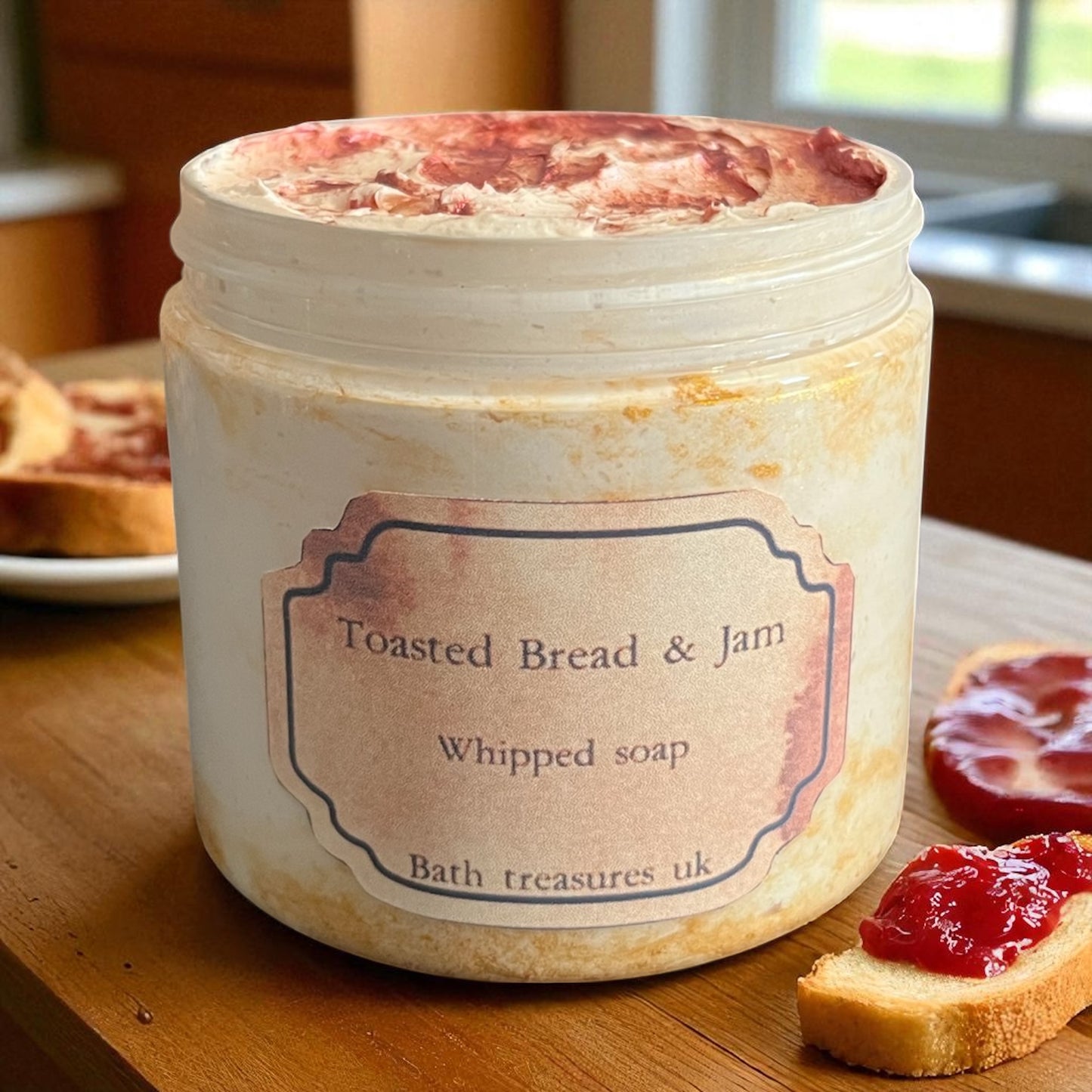 Toasted Bread & Jam whipped soap 💫