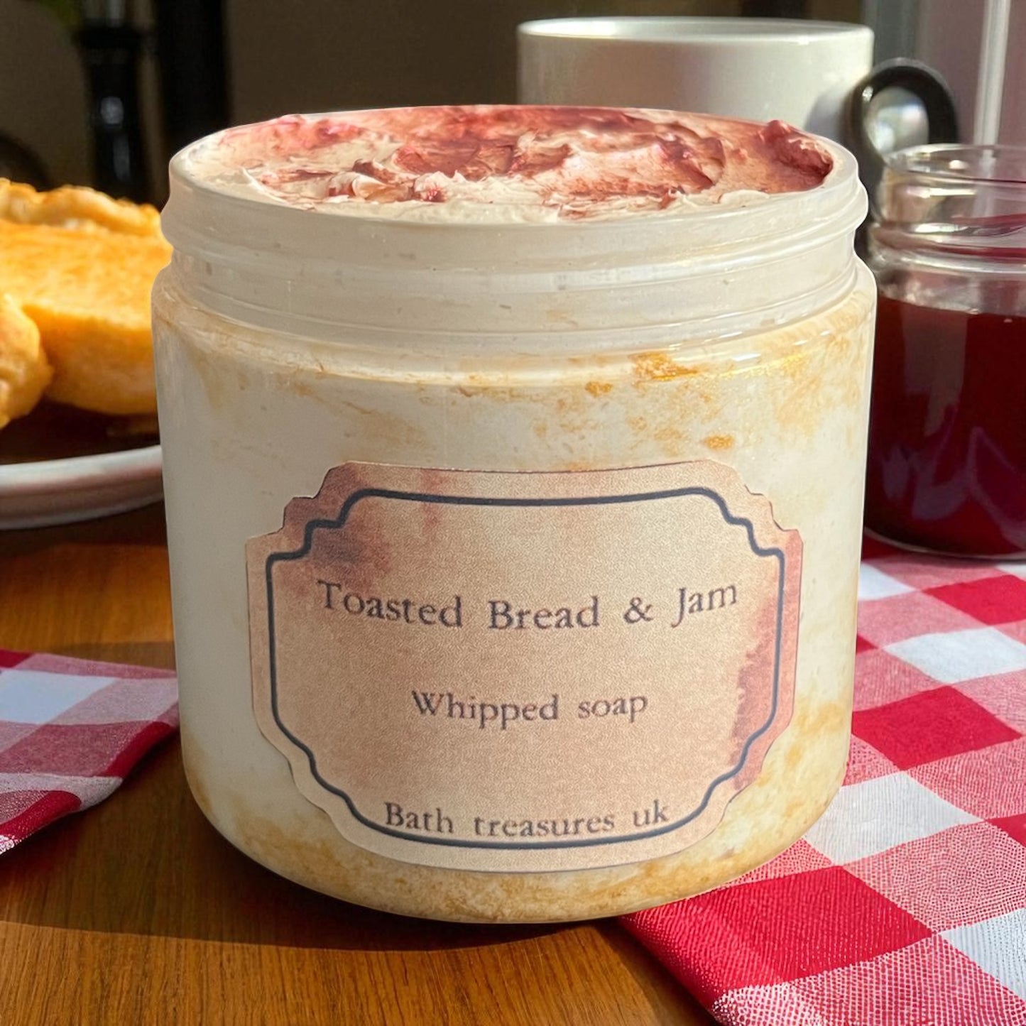 Toasted Bread & Jam whipped soap 💫