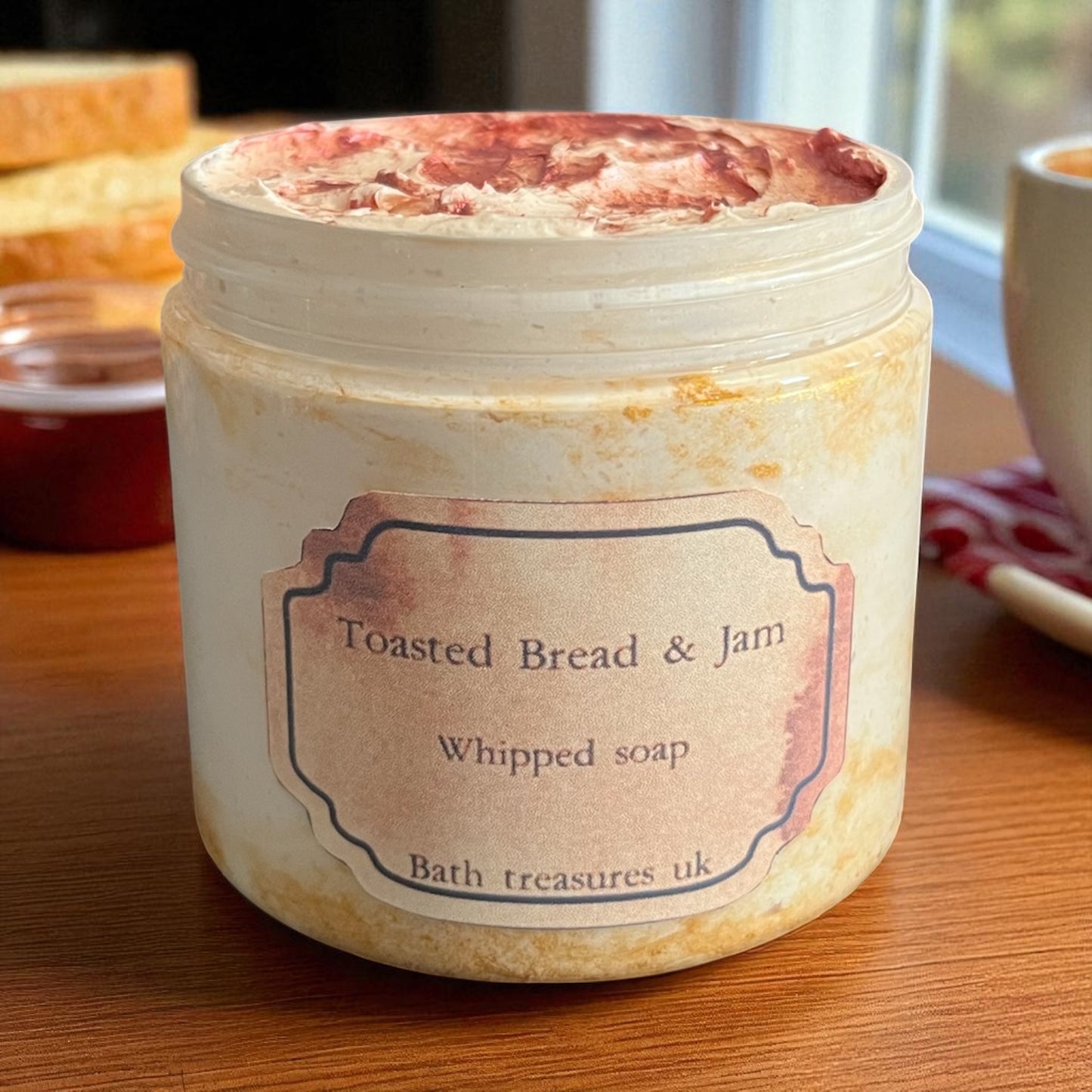Toasted Bread & Jam whipped soap 💫