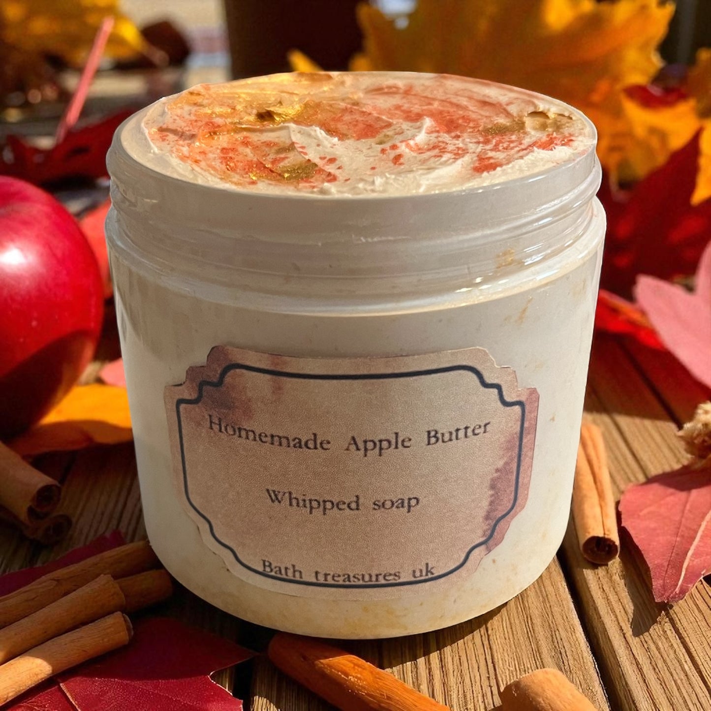 Homemade Apple Butter whipped soap 💫