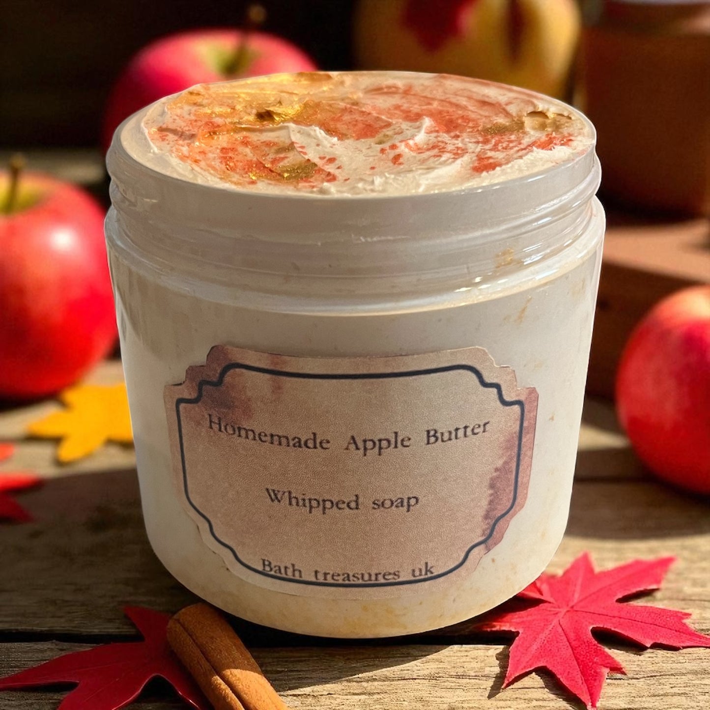 Homemade Apple Butter whipped soap 💫